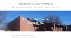 Desktop Screenshot of firstbaptistchurchtekamah.com